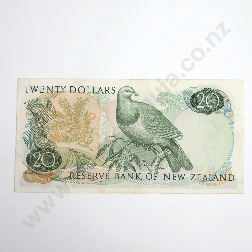 Wilks 20 Dollars Banknote, Prefix BL (Last Prefix), Very Fine, CV $350 Image 1++