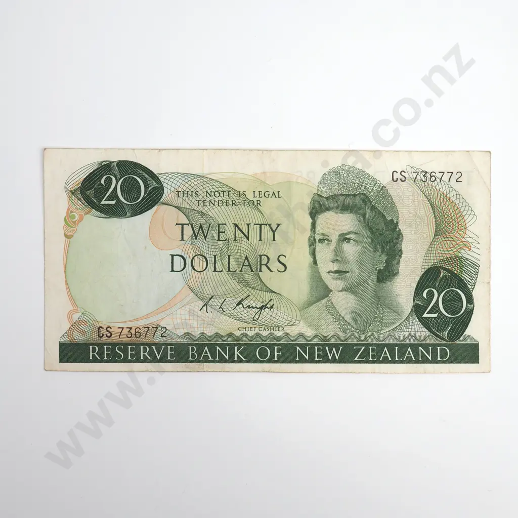 Knight 20 Dollars Banknote Image 1++