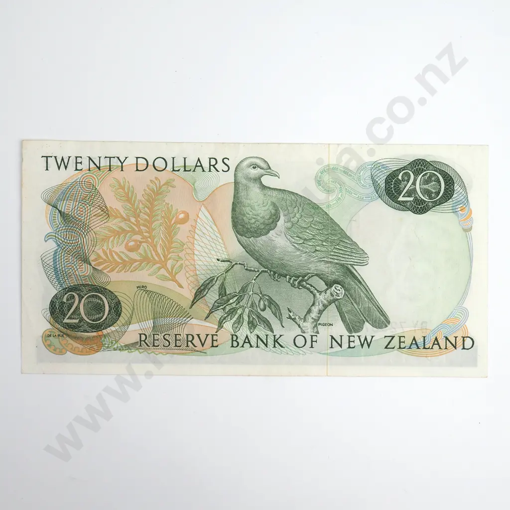 Knight 20 Dollars Banknote, Second Prefix, Better Grade Image 1++