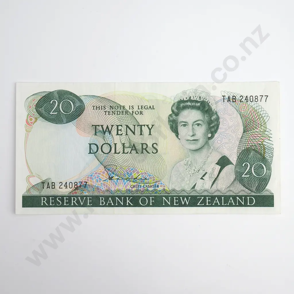 Hardie Type II 20 Dollars Banknote, Prefix TAB, Extremely Fine, CV $80 Image 1++