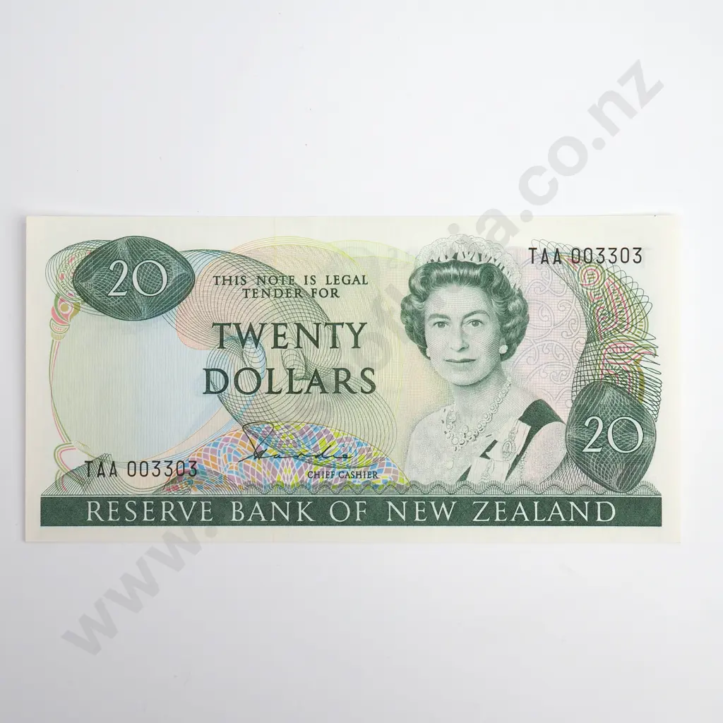Hardie Type II 20 Dollars Banknote, Almost Uncirculated Image 1++