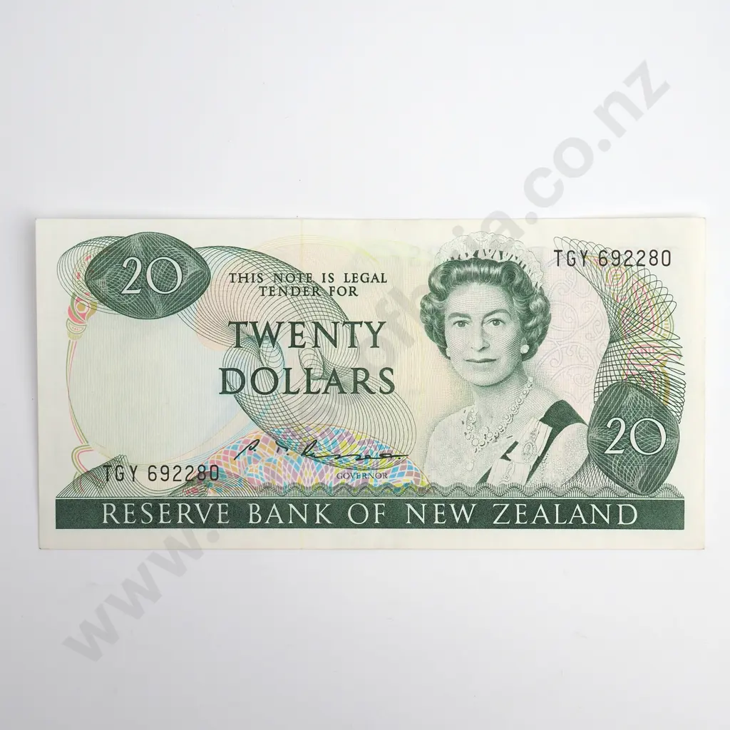 Russell 20 Dollars Banknote, Better Grade Image 1++