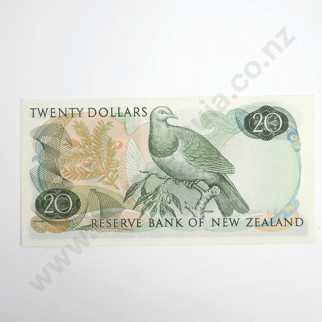 Wilks Star Note 20 Dollars Banknote, Prefix YJ, ND(1968-75), P.167b, Uncirculated, CV $1500 Image 1++
