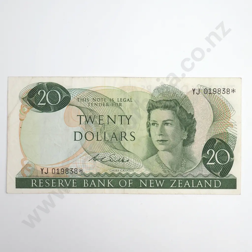 Wilks Star Note 20 Dollars Banknote, Prefix YJ Image 1++
