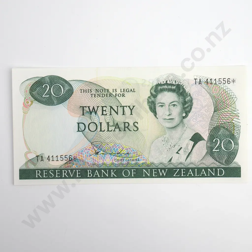 Hardie Star Note 20 Dollars Banknote, Prefix TA, ND(1981-85), P.173a, Uncirculated, CV $200 Image 1++