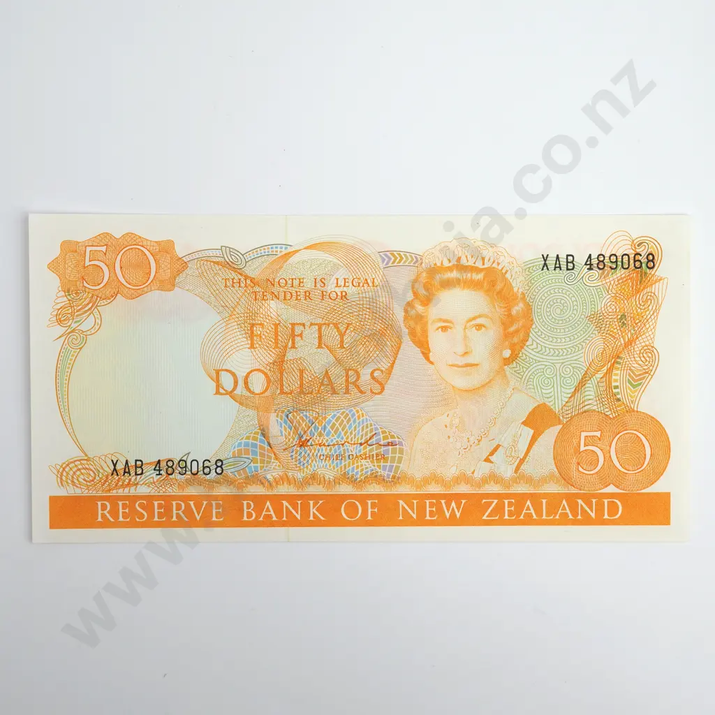 Hardie 50 Dollars Banknote, ND(1983-85), P.174a, Uncirculated, CV $700 Image 1++
