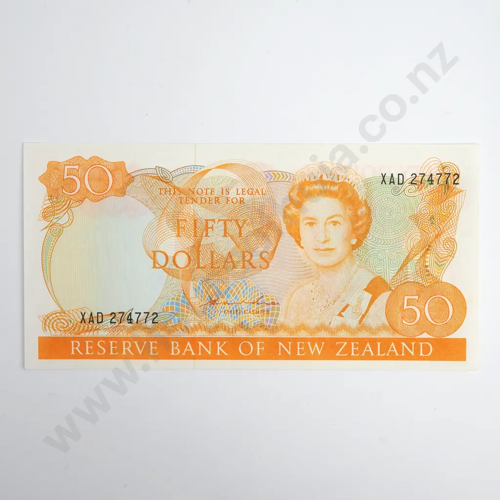 Hardie 50 Dollars Banknote, ND(1983-85), P.174a, Uncirculated, CV $700 Image 1++