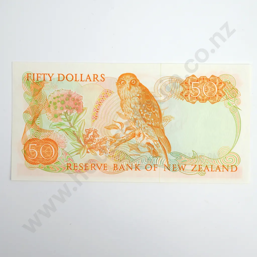 Hardie 50 Dollars Banknote, ND(1983-85), P.174a, Uncirculated, CV $700 Image 1++