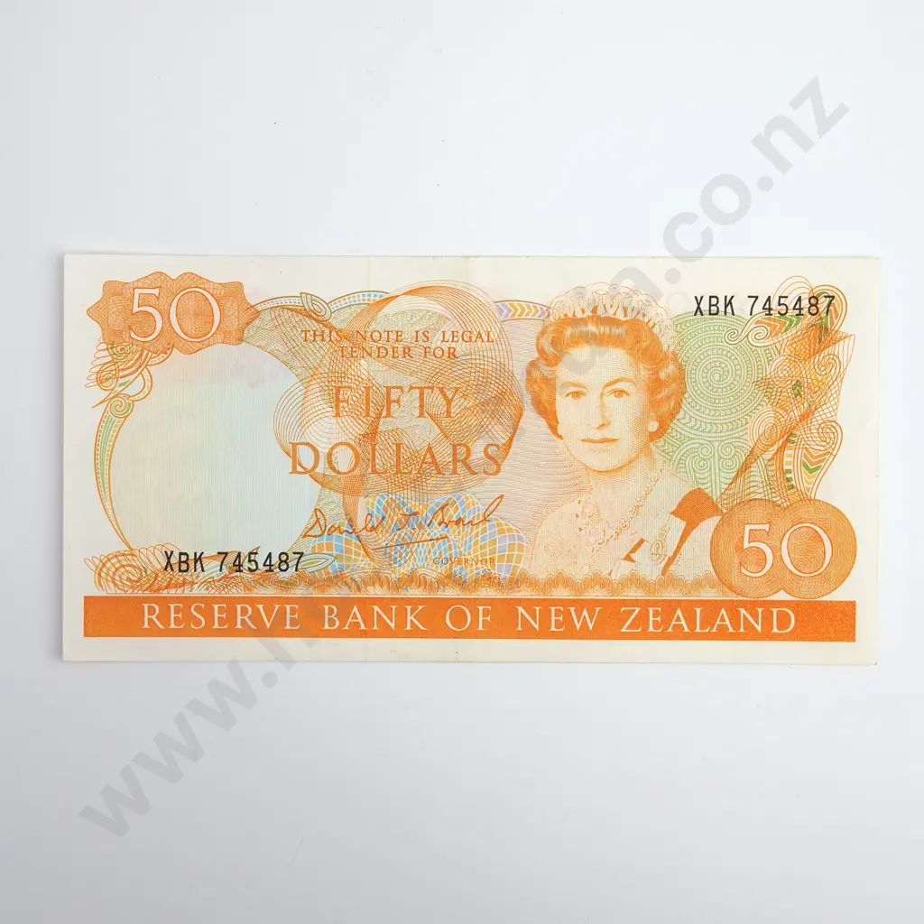 Brash Type I 50 Dollars Banknote, ND(1989-92), P.174b, Extremely Fine, CV $350 Image 1++