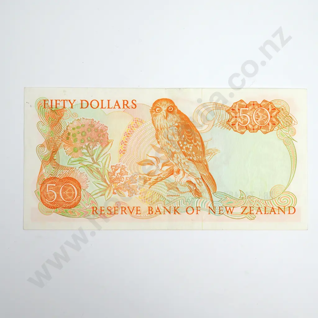 Brash Type I 50 Dollars Banknote, ND(1989-92), P.174b, Extremely Fine, CV $350 Image 1++