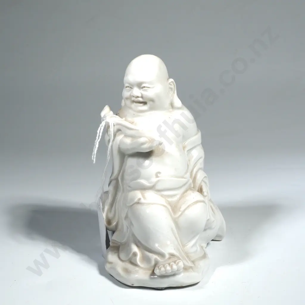 Vintage Chinese Blanc De Chine Budai Figure Image 1++