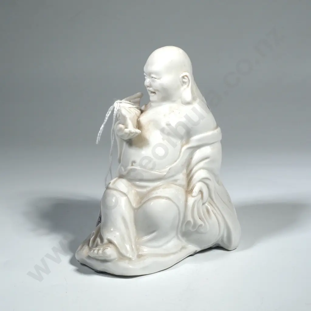 Vintage Chinese Blanc De Chine Budai Figure Image 1++