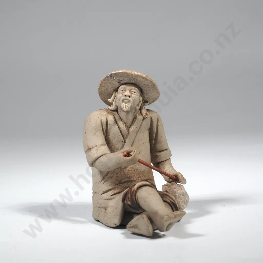 Vintage Small Chinese Mudman Figure Image 1++
