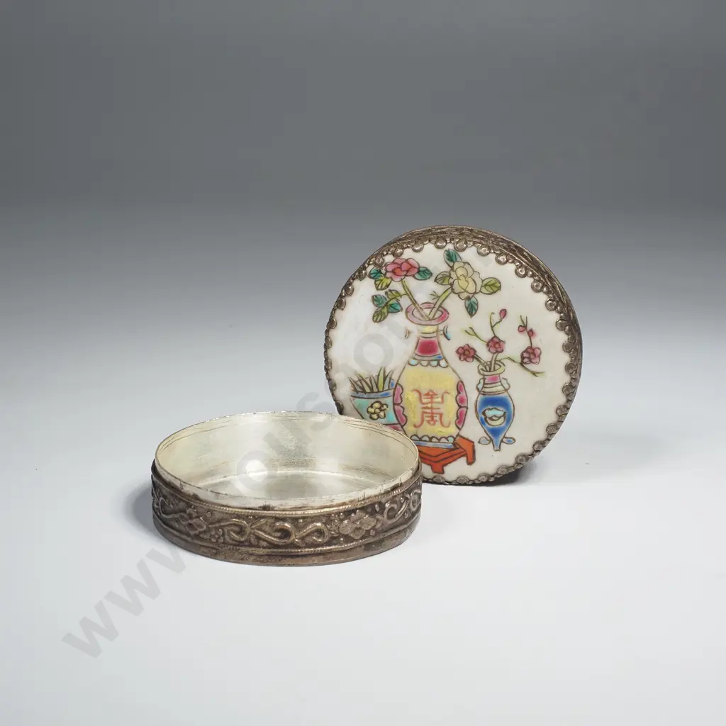 Vintage Oriental Pill Container  Image 1++