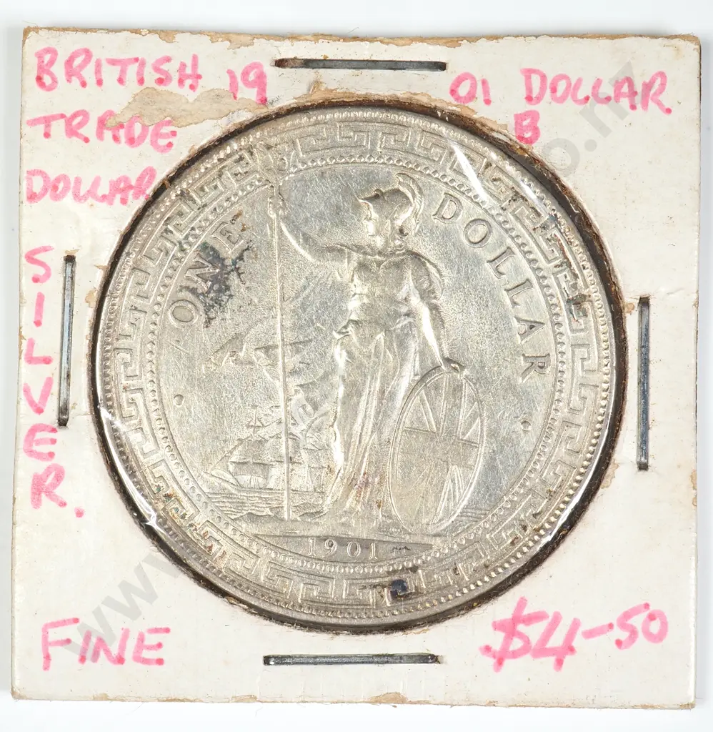 British Trade Dollar 1901B - Ex Brian Dalys Coin Box Image 1++