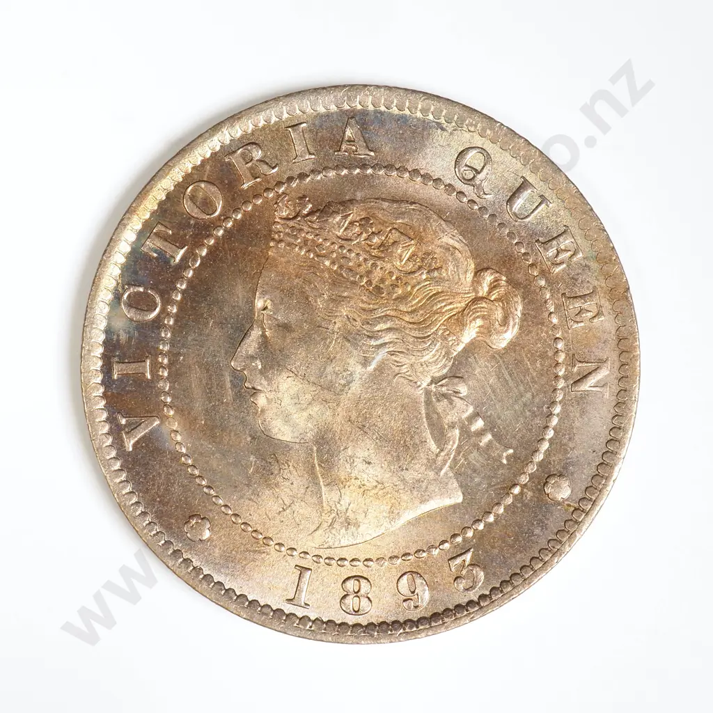Jamaica 1893 Half Penny Image 1++