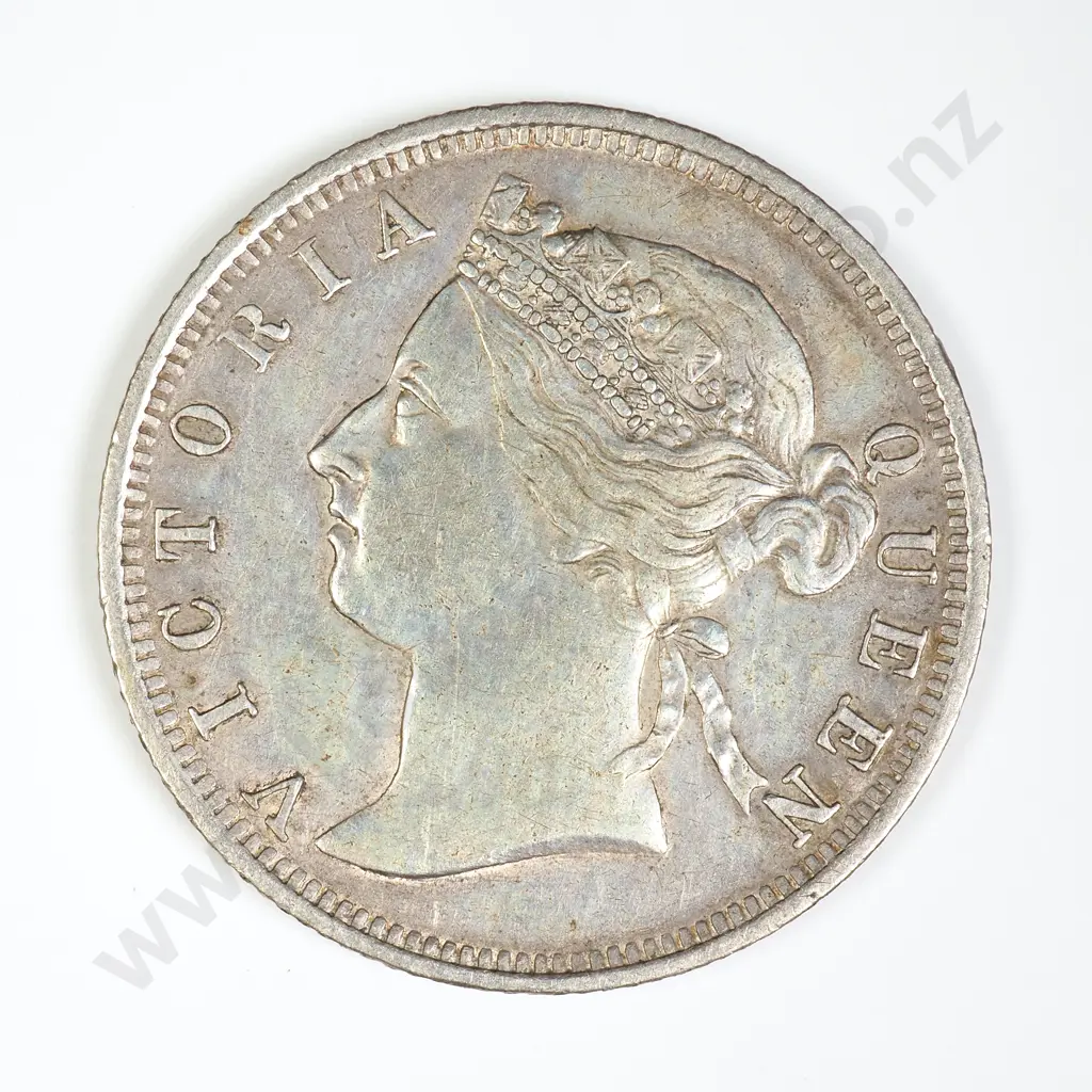 Straits Settlements 1899 20 Cents Image 1++