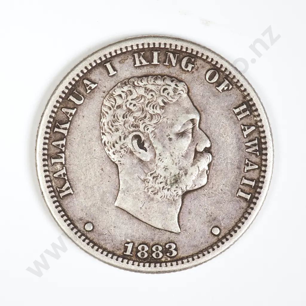 Hawaii 1883 Quarter Image 1++