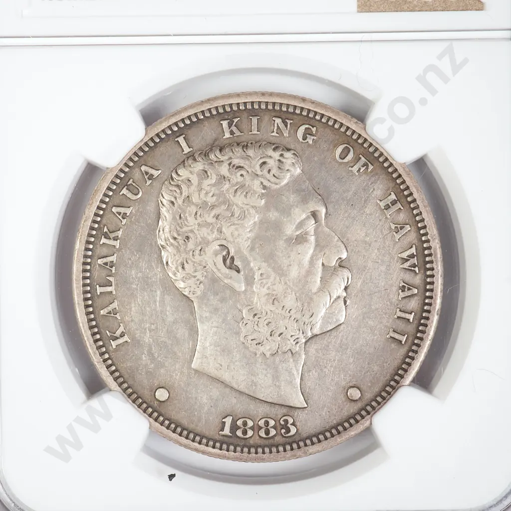 Hawaii 1883 Dollar NGC Slabbed Image 1++