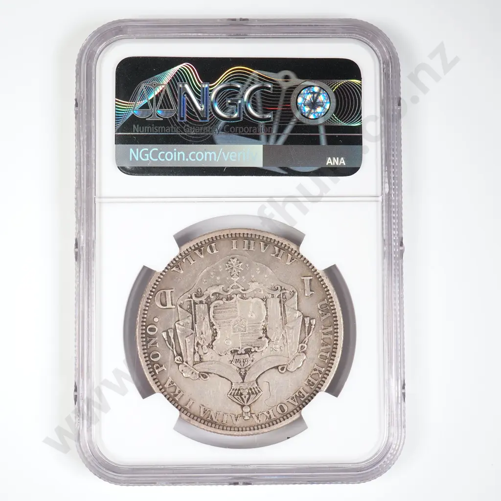 Hawaii 1883 Dollar NGC Slabbed Image 1++