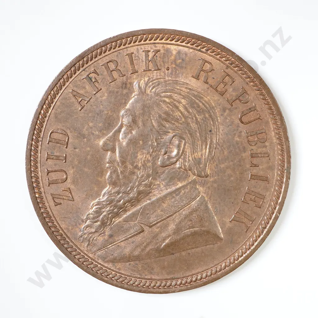 South Africa 1892 Penny - Kruger Image 1++