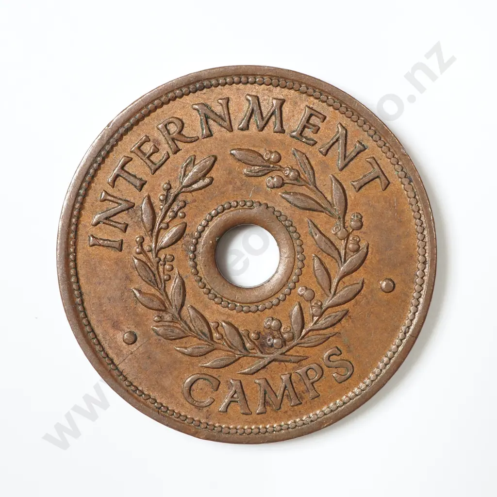 NZ Internman Camp Shilling Token Image 1++