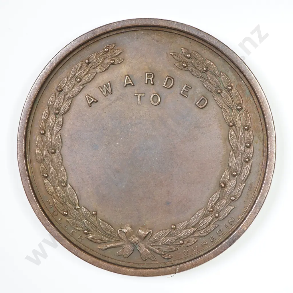 NZ 1898 Otago Jubilee Exhibition Bronze Prize Medal Image 1++