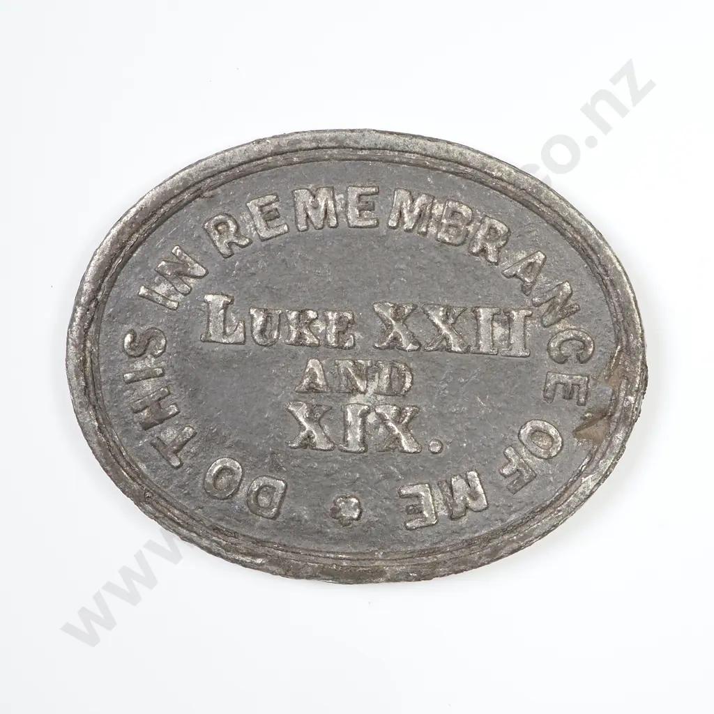 NZ Waikouaiti Communion Token Image 1++