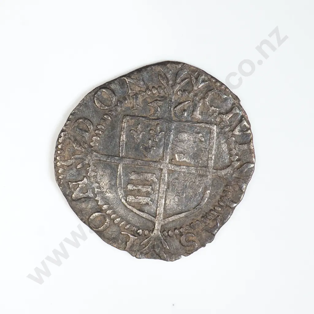 GB 1561 Elizabeth I Three Farthing Image 1++
