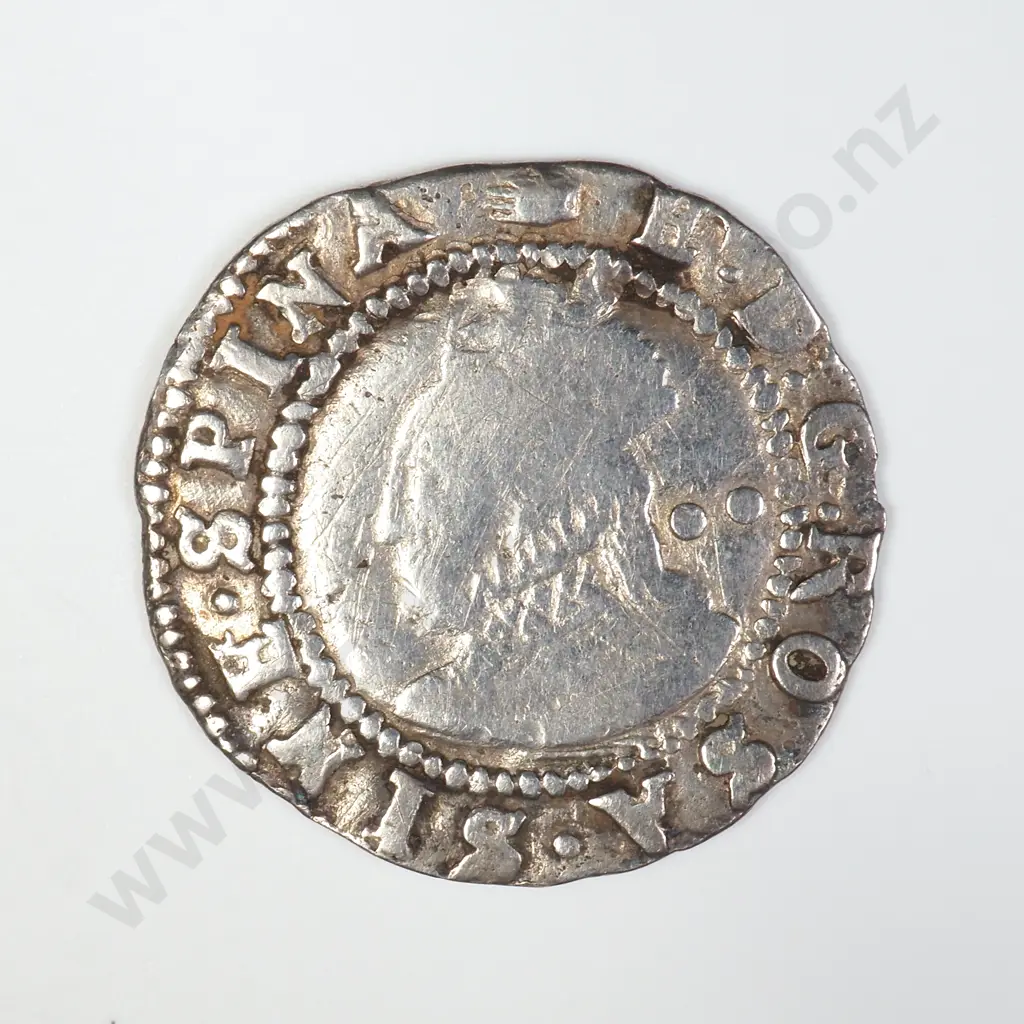 GB 1590-92 Half Groat (Twopence) Elizabeth I Image 1++