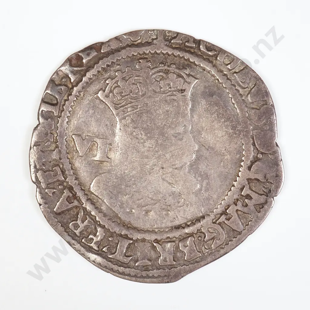 GB 1605 Sixpence - James I Image 1++