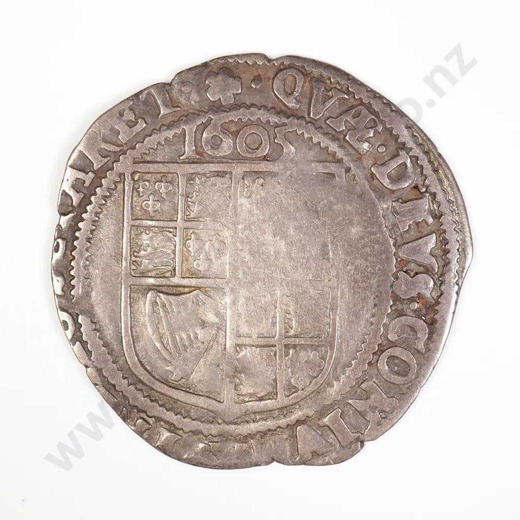 GB 1605 Sixpence - James I Image 1++