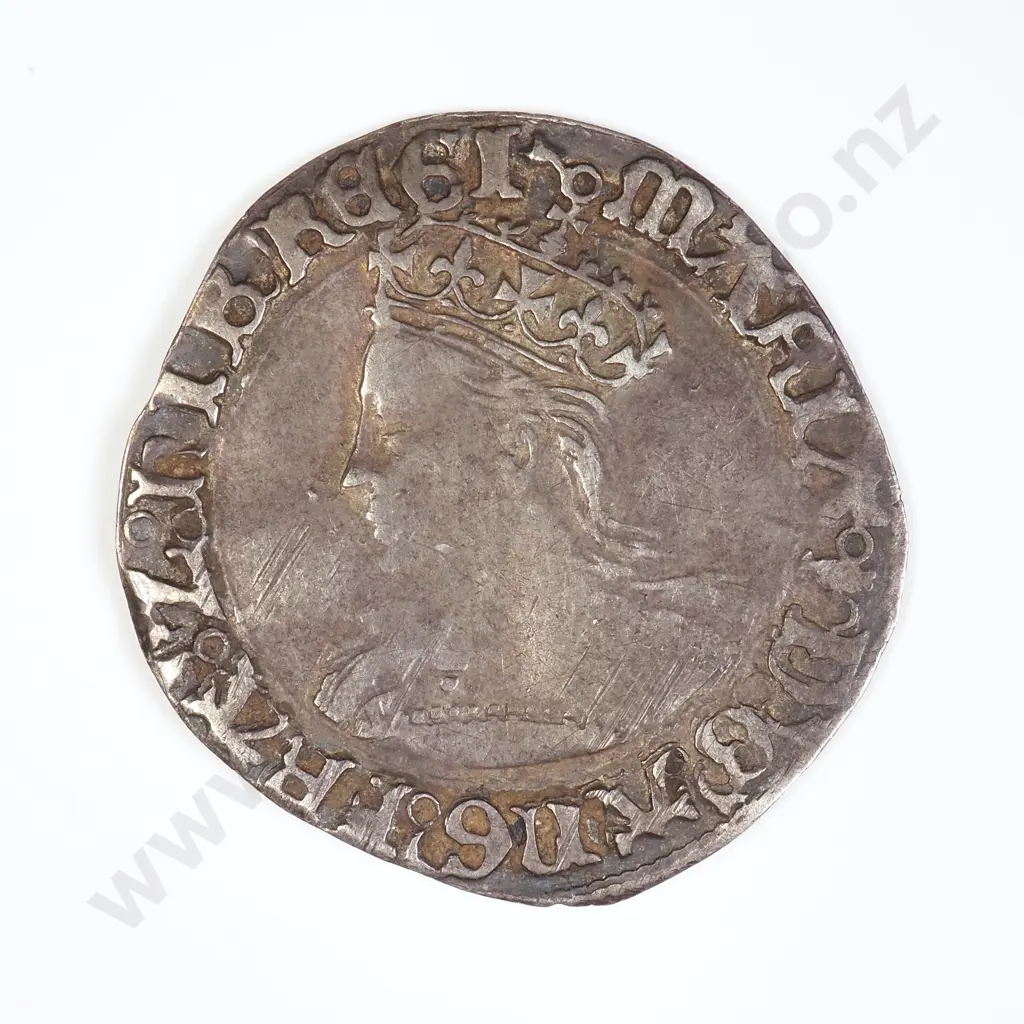 GB 1553-54 Groat - Queen Mary Image 1++