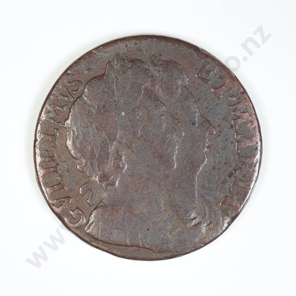 GB 1694 Farthing - William & Mary Image 1++