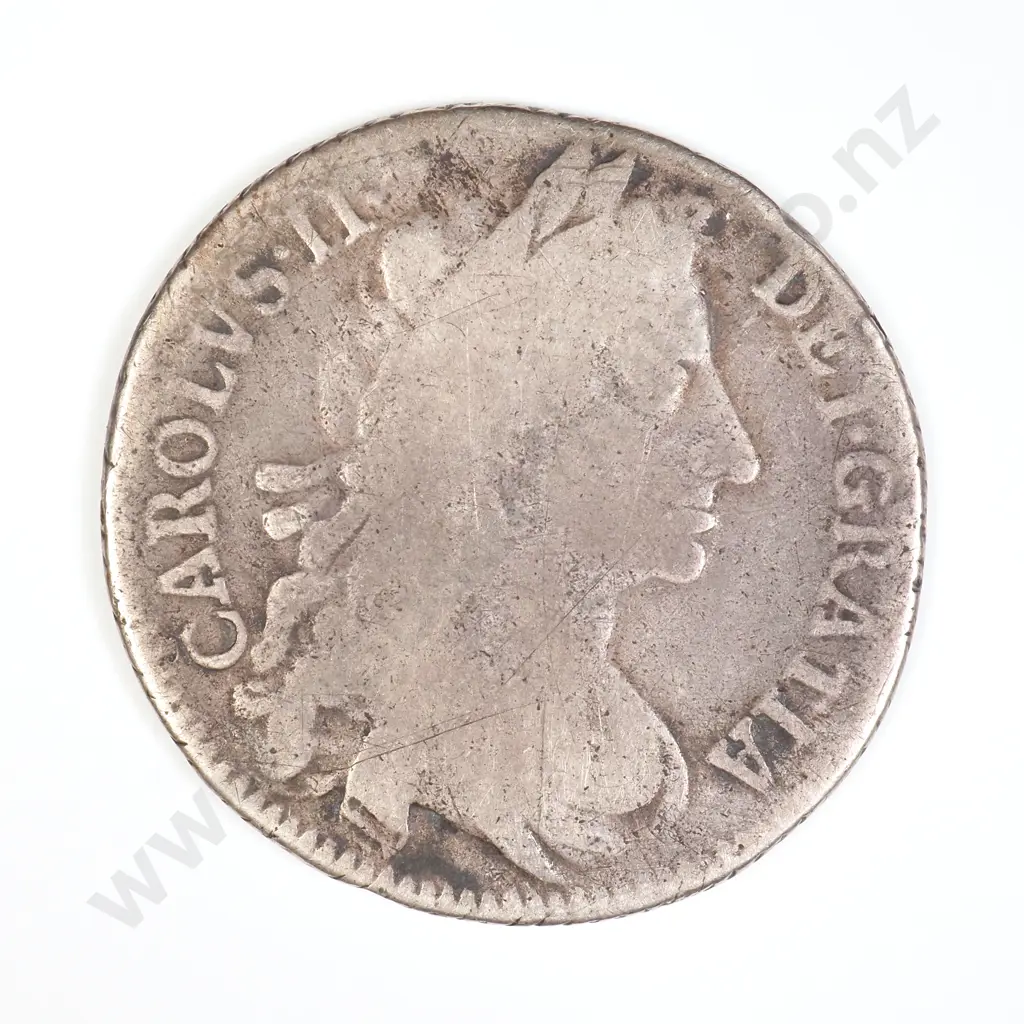 1683 Shilling - Charles III Image 1++