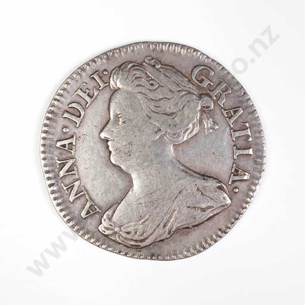 GB 1708 Threepence - Queene Anne Image 1++