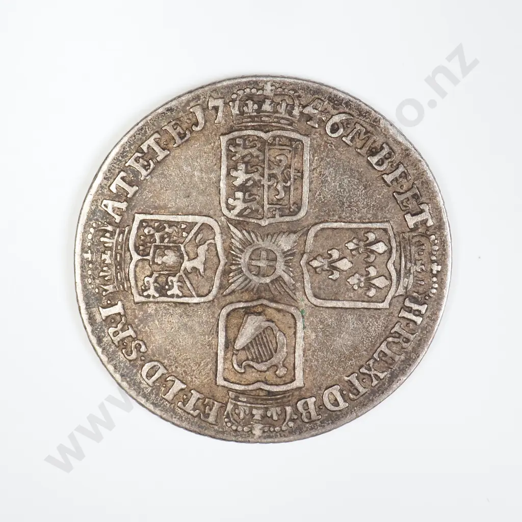GB 1746 Lima Sixpence - George II Image 1++