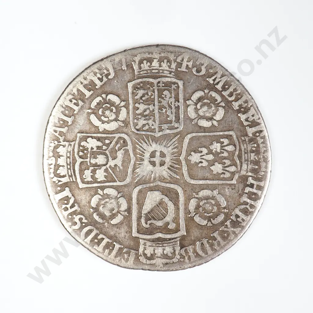 GB 1743 George II Sixpence Image 1++