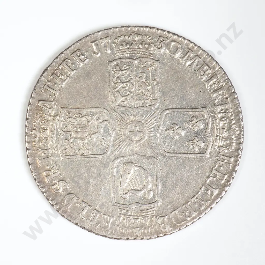 GB 1750 Sixpence George II Image 1++