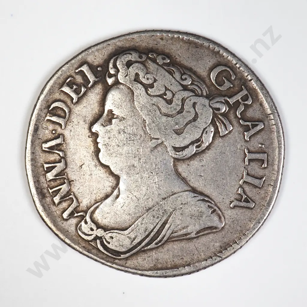 GB 1713/2 Shilling - Queene Anne Image 1++