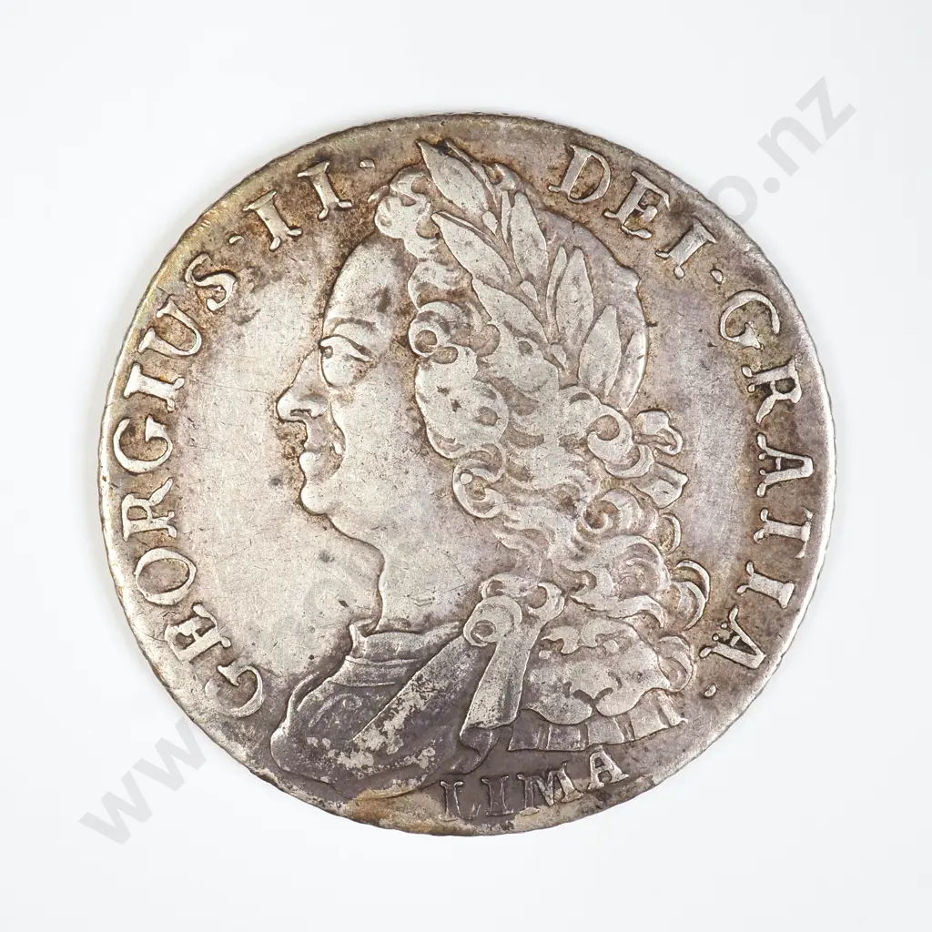 GB 1745 Lima Shilling - George II Image 1++