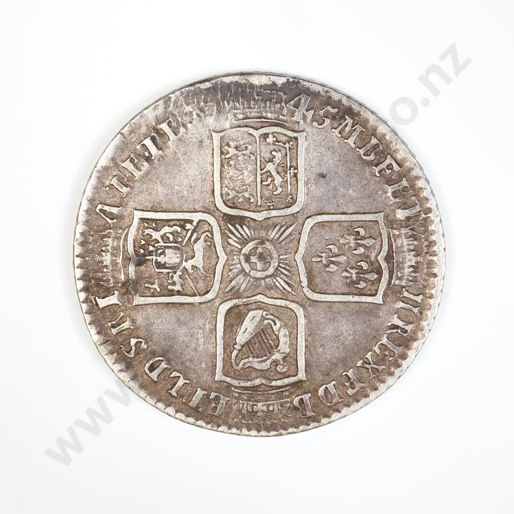 GB 1745 Lima Shilling - George II Image 1++