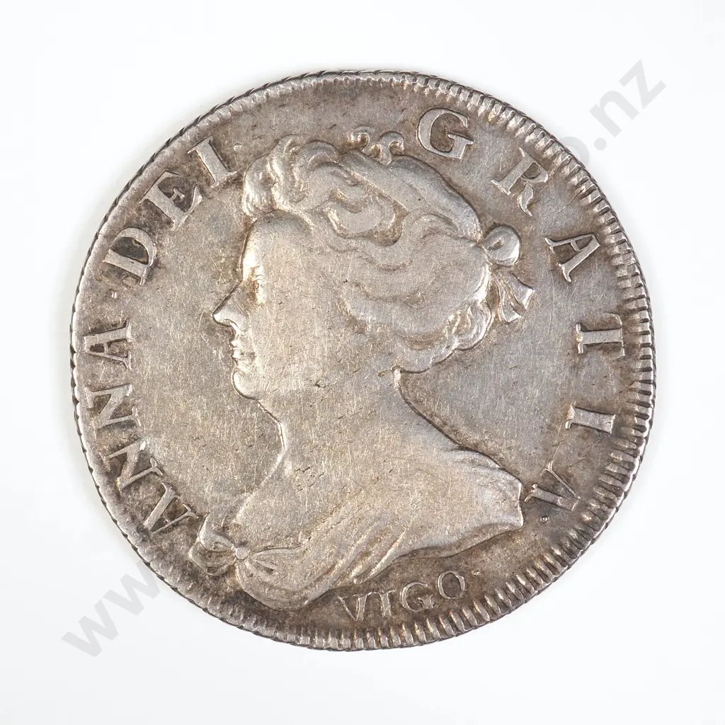 GB 1703 Vigo Shilling - Queene Anne Image 1++