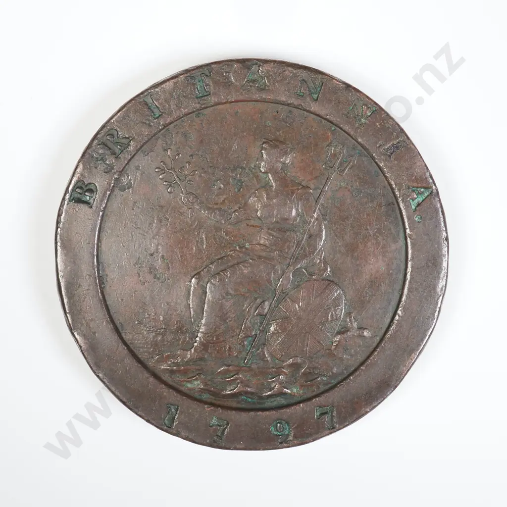 GB 1797 "Cartwheel: Two Pence - George III Image 1++