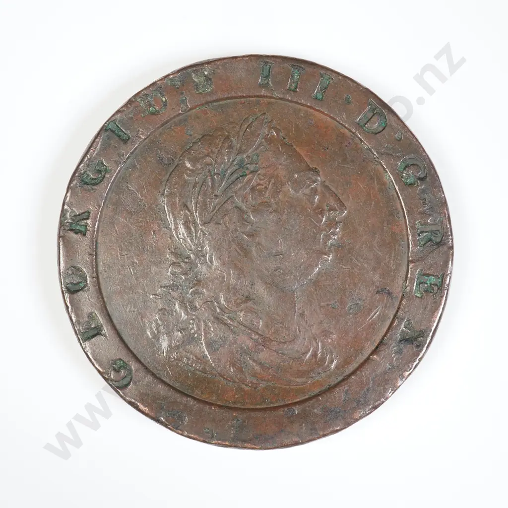 GB 1797 "Cartwheel: Two Pence - George III Image 1++