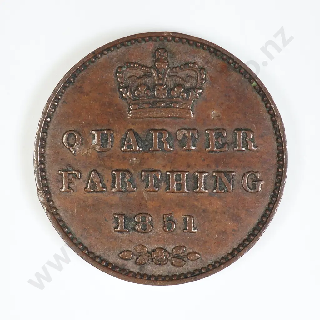 GB 1851 Quarter Farthing Image 1++