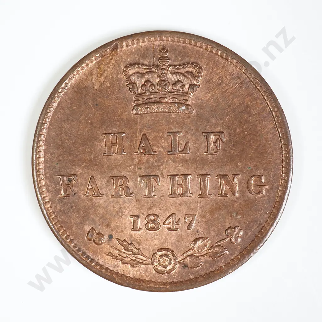 GB 1847 Half Farthing Image 1++