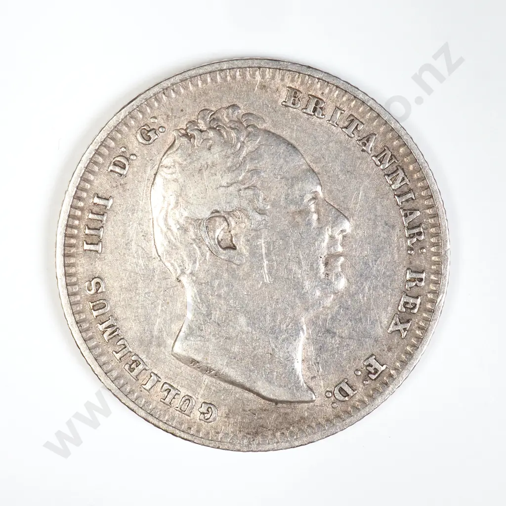 GB 1834 Shilling - William IV Image 1++