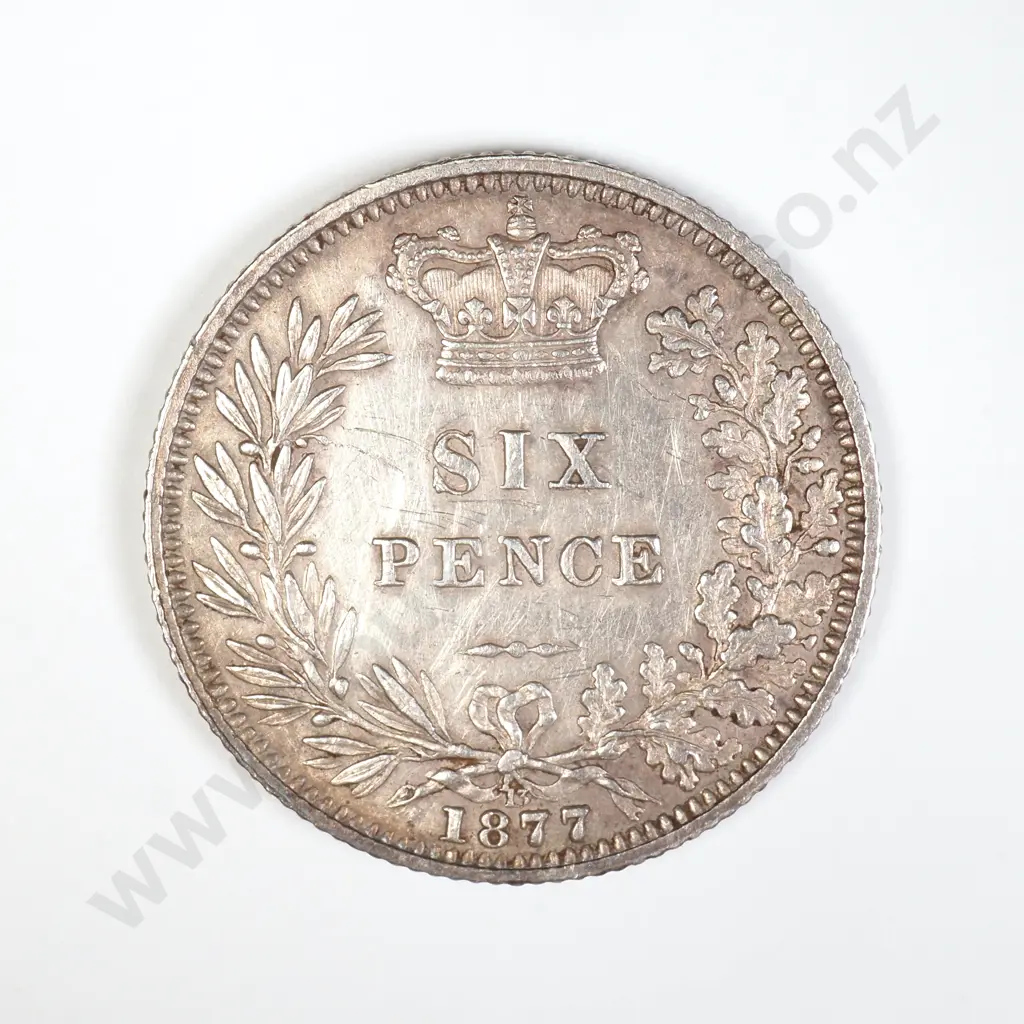 GB 1877 Young Head Shilling Image 1++