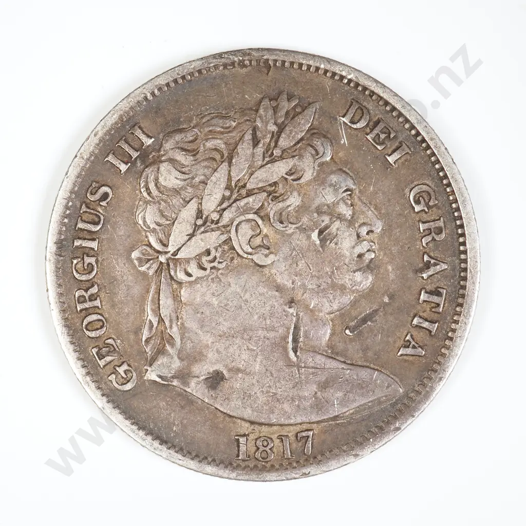 GB 1817 Half Crown - Bull Head Image 1++